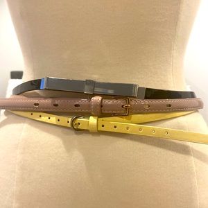 Skinny belts